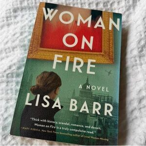 Lisa Barr 'Woman on Fire' Novel - Green Cover